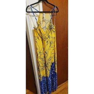 Beautiful Floral Maxi Dress with Side Split